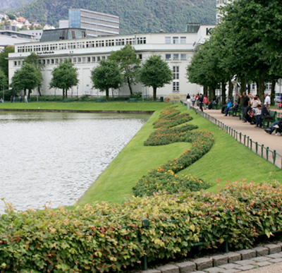 Giardino urbano a Bergen